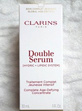 Clarins Double Serum Age-Defying Face Serum Hydric Lipidic System 1 fl oz