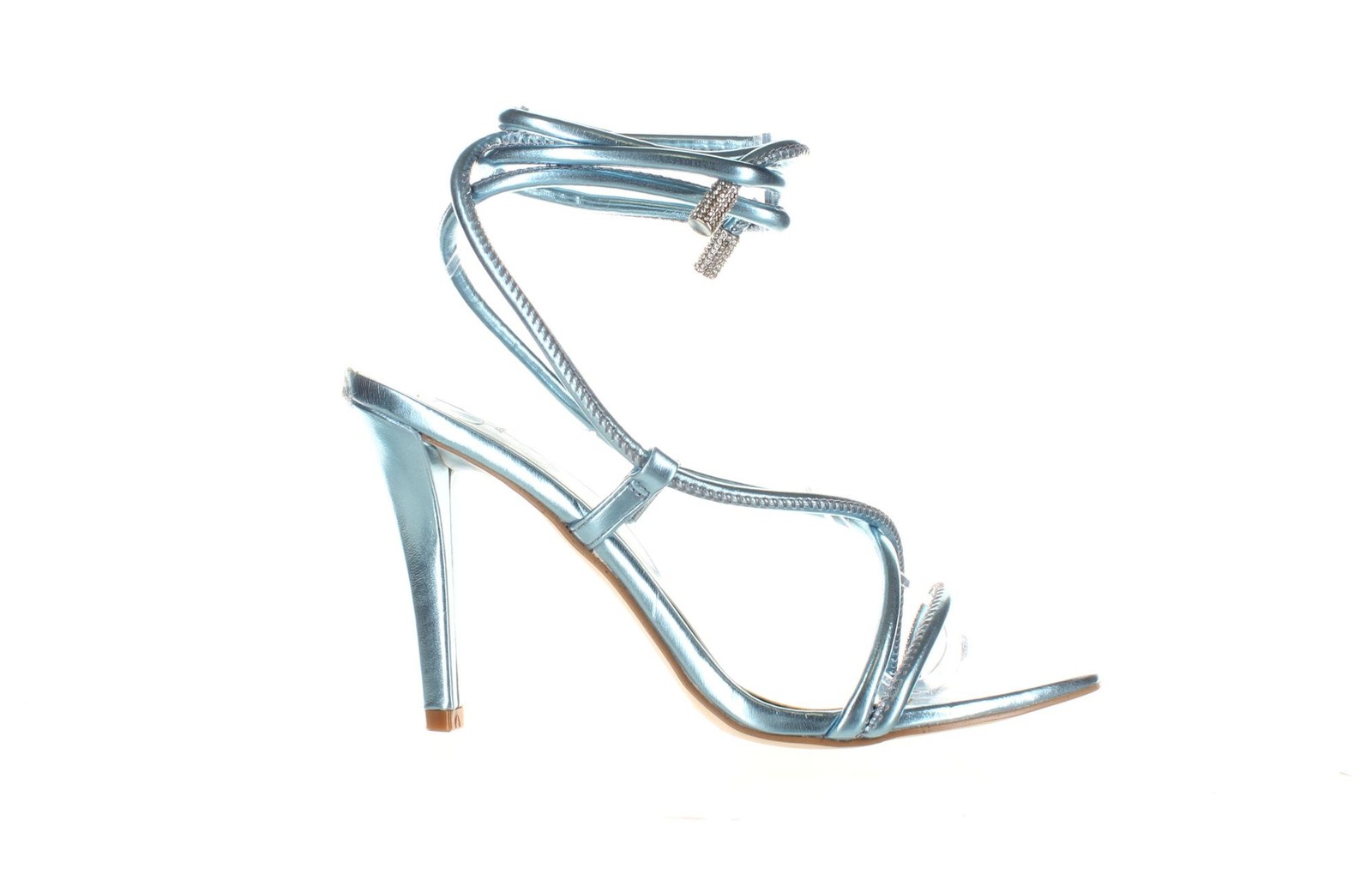 JLO by Jennifer Lopez Womens Rainia Blue Ankle Strap Heels Size 6.5 (7757069)