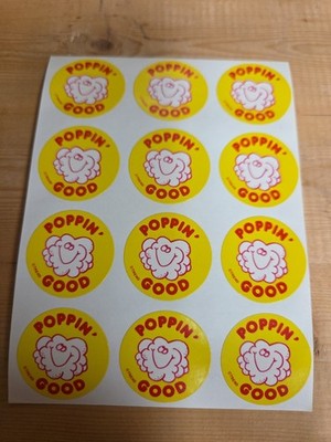 Vintage 1980s Trend Scratch And Sniff Stinky Stickers SPEARMINT