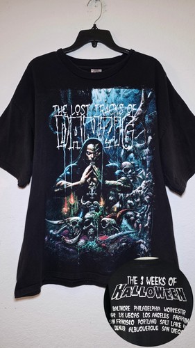 2007 Vintage DANZIG Shirt Men’s 2XL 3 Weeks Of Halloween Lost Tracks Giant Metal