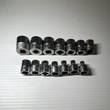 Snap On 38 Drive Metric 6pt 14 Pc Set 19-6 Sockets Shallow Sockets Snap On 38 Drive Metric 6pt 14 Pc Set 19-6 Sockets Shallow Sockets