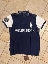 Vintage Polo Ralph Lauren Wimbledon Chief Keef  Shirt Big Pony Size M London