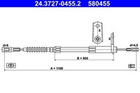Ate Seilzug, Feststellbremse 24.3727-0455.2 FüR MERCEDES-BENZ