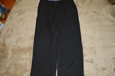 C031 Boys Izod Dress Pants Black Sz 6