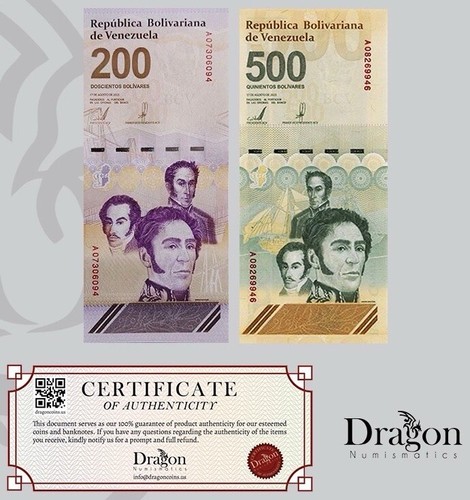 Venezuela 500 Digitales Qty: 1 Ea 2023 UNC 500 Million Bolivar - Foto 7