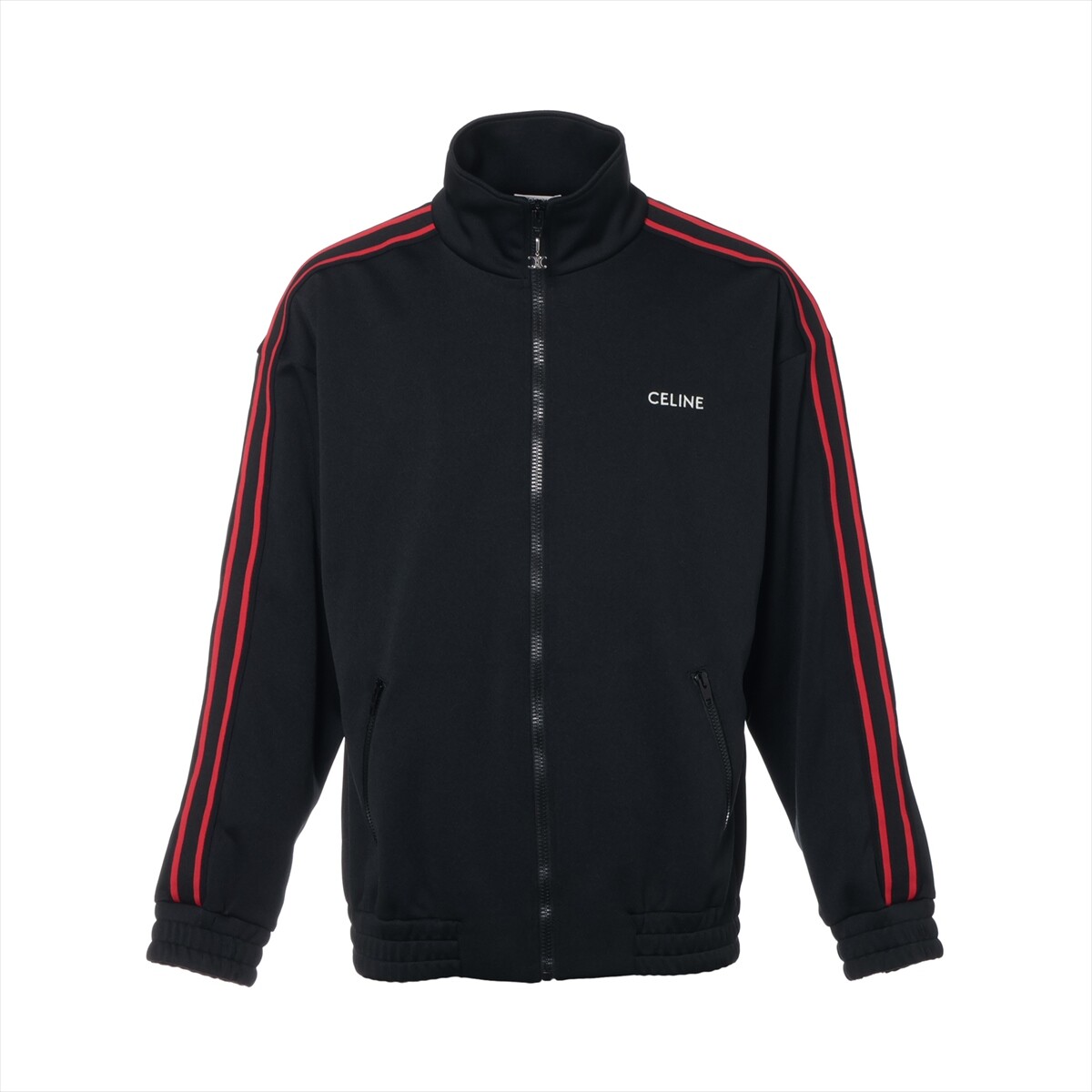 Celine Hedi Period Polyester track jacket S Men's Black x red 2Y4901210 | eBay Celine Hedi Period Polyester track jacket S Men's Black x red 2Y4901210 | eBay