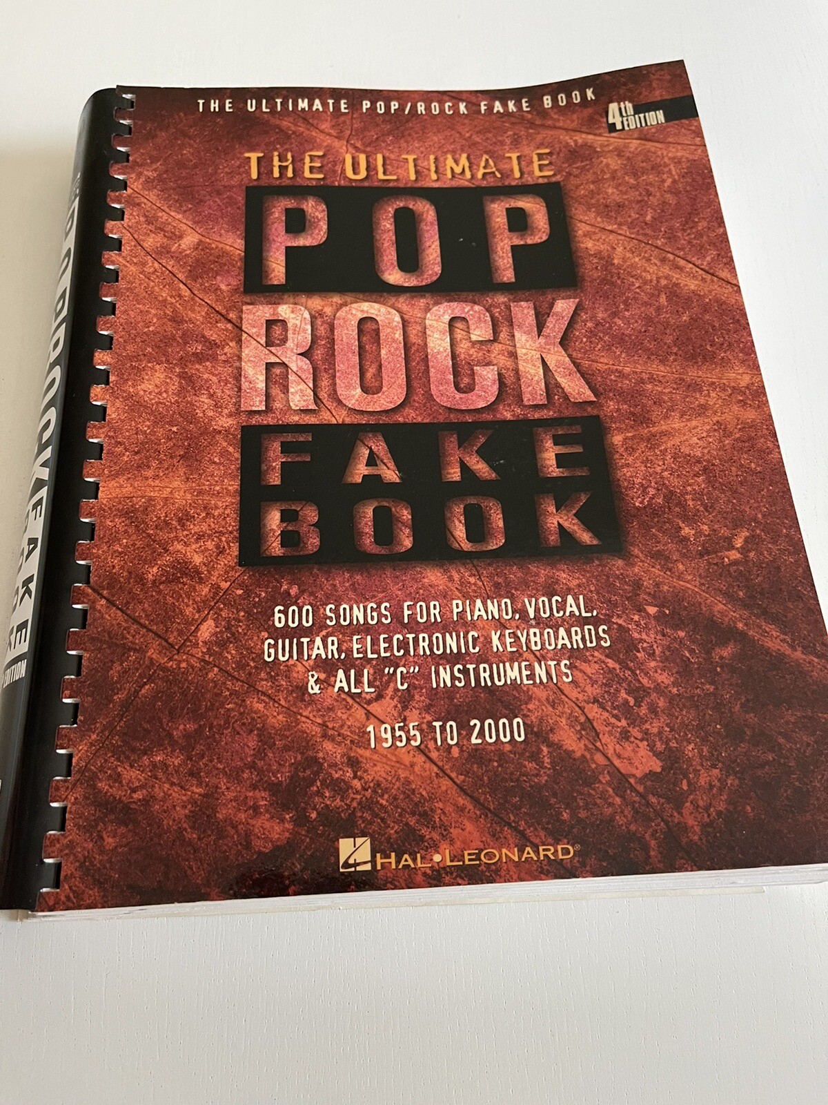 The Ultimate Pop/Rock Fake Book - 4Th Edition, C Edition, Melody/Lyrics ...