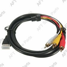 1080p Cable Male To 3 RCA Video Audio Converter Adapter Cable AV HDTV VGA