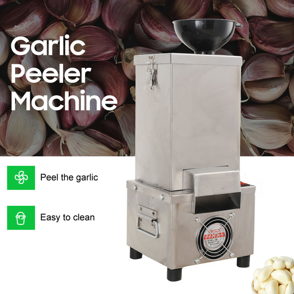 Electric Garlic Peeling Machine 110V 200W Garlic Peeler Commercial/Household