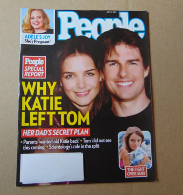 People Magazine July 16 2012 Tom Cruise Katie Holmes Casey Anthony Nora Ephron