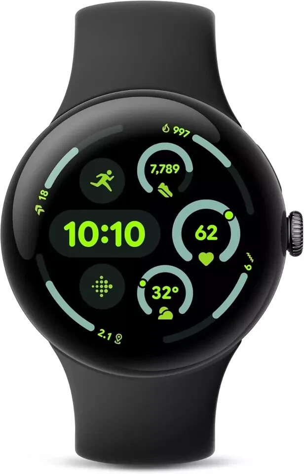 Google Pixel Watch 3 - 45mm (LTE + Bluetooth) - Matte Black