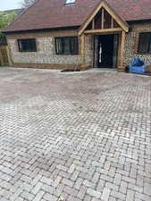 Omega Flow Block Paving Brindle 60mm