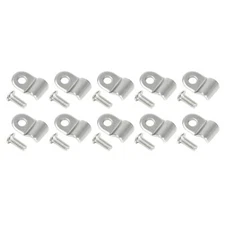 3/16" Stainless Steel Brake Line Clamp & Screw Street Rod Truck Dune Buggy 20PCS