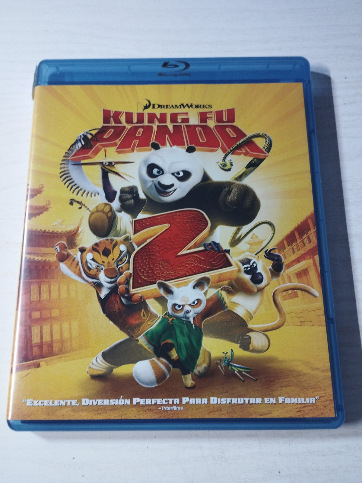 Kung Fu Panda 2 - Blu-Ray + Extras Dreamworks Spanish English ZONA B