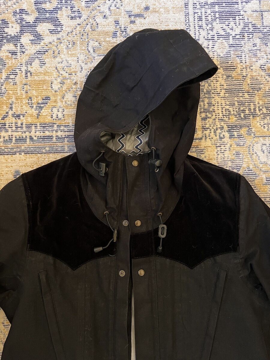 Visvim Nomad 3L Gore-Tex Jacket Shell Mens SZ 1 Small Black Visvim Nomad 3L Gore-Tex Jacket Shell Mens SZ 1 Small Black