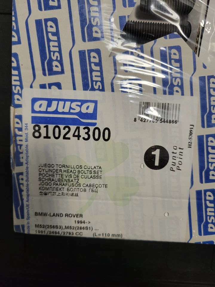 Engine Cylinder Head Bolt Set CRP 81024300 - Image 2 of 4