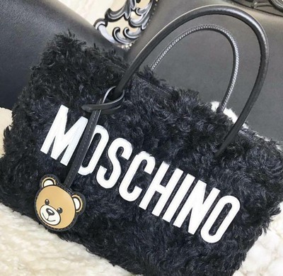moschino mohair backpack