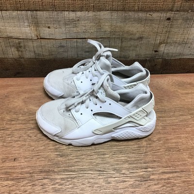 all white huaraches youth