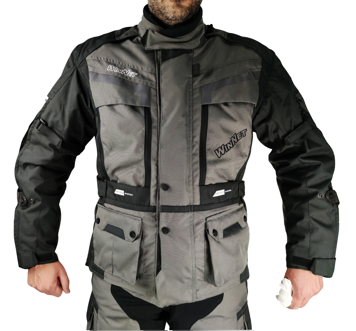 Giacca Moto Uomo Stagioni Tuta Moto In Cordura Con Protezioni CE
