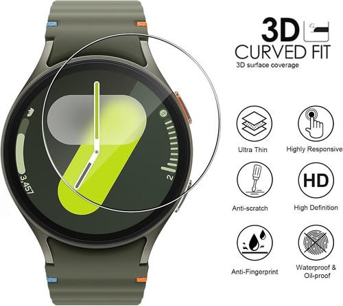 3 x verre de protection pour Samsung Galaxy Watch 7 40 mm/44 mm film blindé écran 9H - Photo 6 sur 6