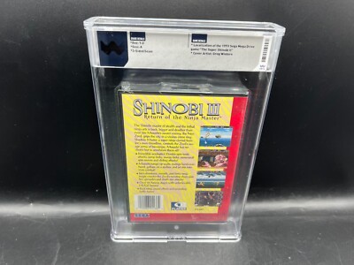 Shinobi III 3: Return of the Ninja Master Sega Genesis WATA 9.8 A