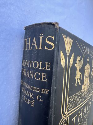 THAIS Anatole France 1920s HC Book Illustrated by Frank C. Pape
