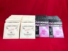 Cello String Set Larsen Soloist Cello A, D and Spirocore Cello Chrome G , C 4/4