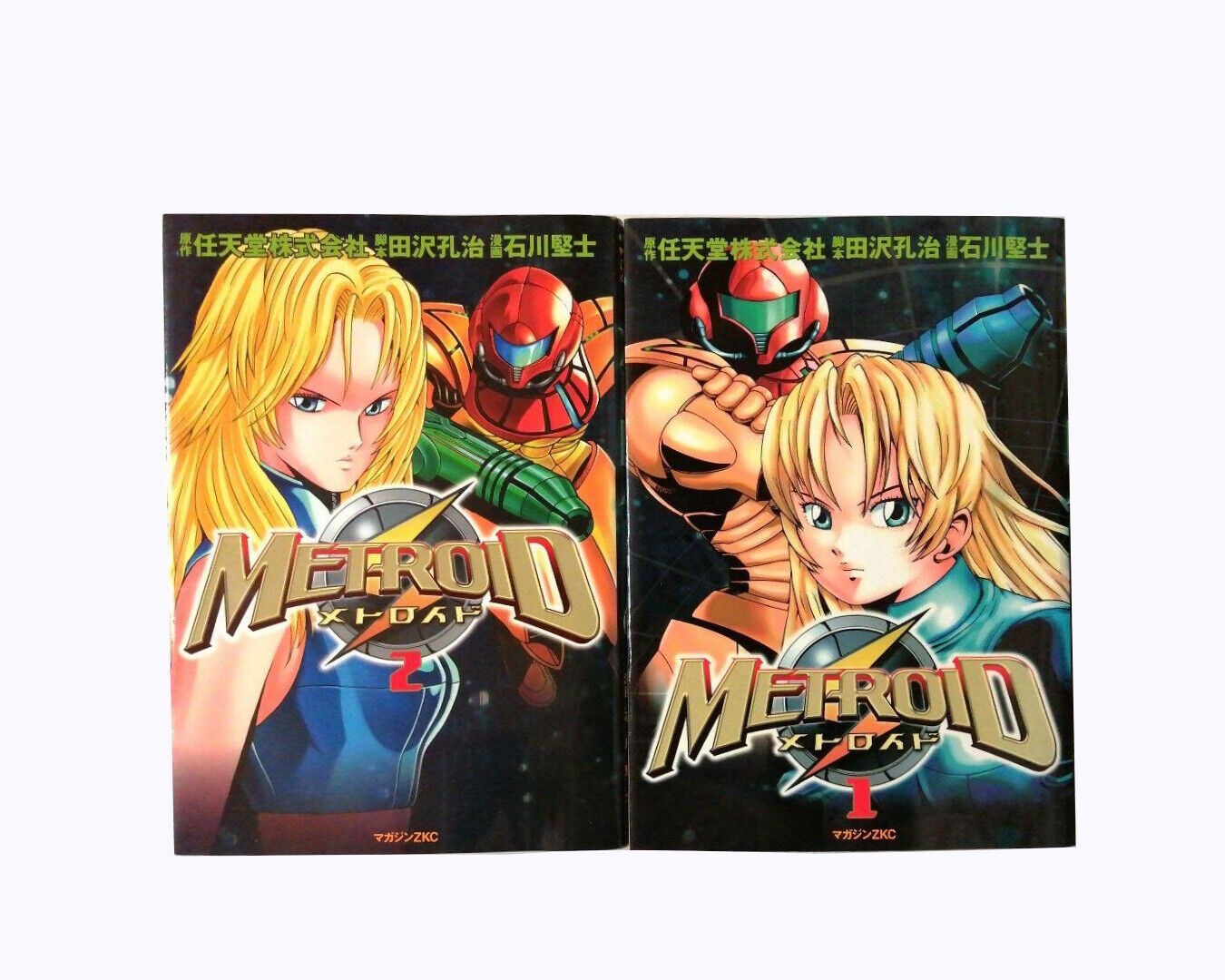 Metroid Manga Comic Book vol.1/Vo.2 Set Kenji Ishikawa Jp Magazine Kodansha