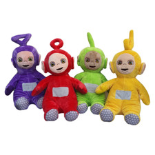 PELUCHE TELETUBBIES TINKY WINKY DIPSY LAA-LAA PO ASSORTITI MORBIDI PUPAZZI 25 CM