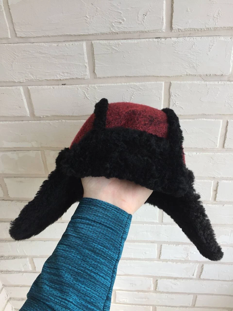 Burberry children hat kids cap with ear flaps