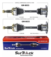 For Chevrolet Tahoe K2500 Silverado 1500 4WD AWD Set of 2 Front CV Axle Shafts