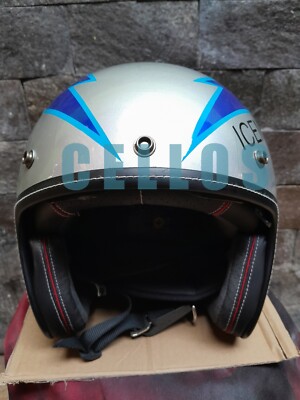 FREE  SHIPPING  ICEMAN TOP GUN DESIGNED OPEN FACE HELMET FOR MOTORCYCLING DOT