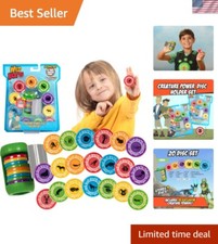 Collectible Wild Kratts Power Discs Set - 20 Discs and Storage Holder Included