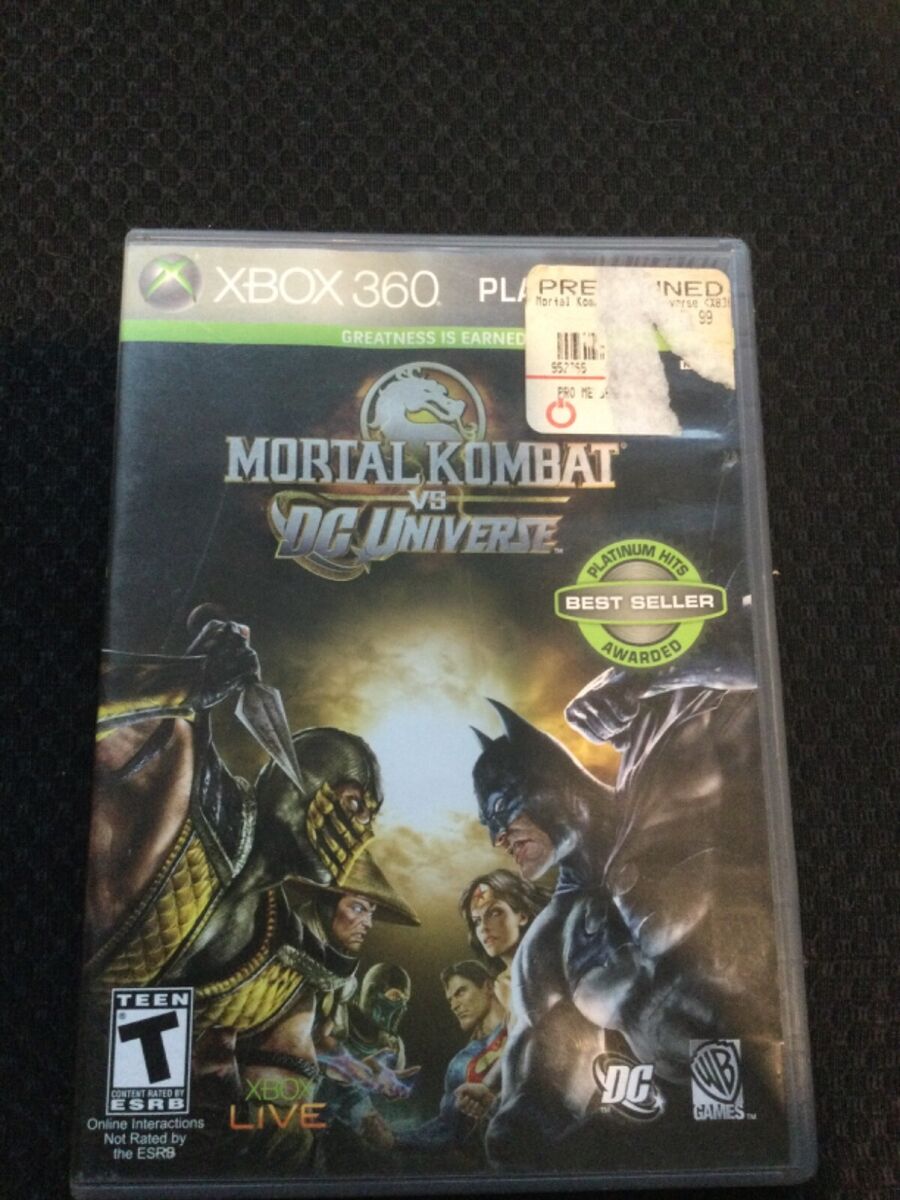 Xbox 360 : Mortal Kombat vs. DC Universe VideoGames 31719300747