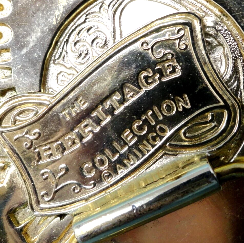 Cinturón de música country hebilla vaquero vaquera Western Scroll SSP/GP de colección Aminco.NOX651 Foto 4 de 4