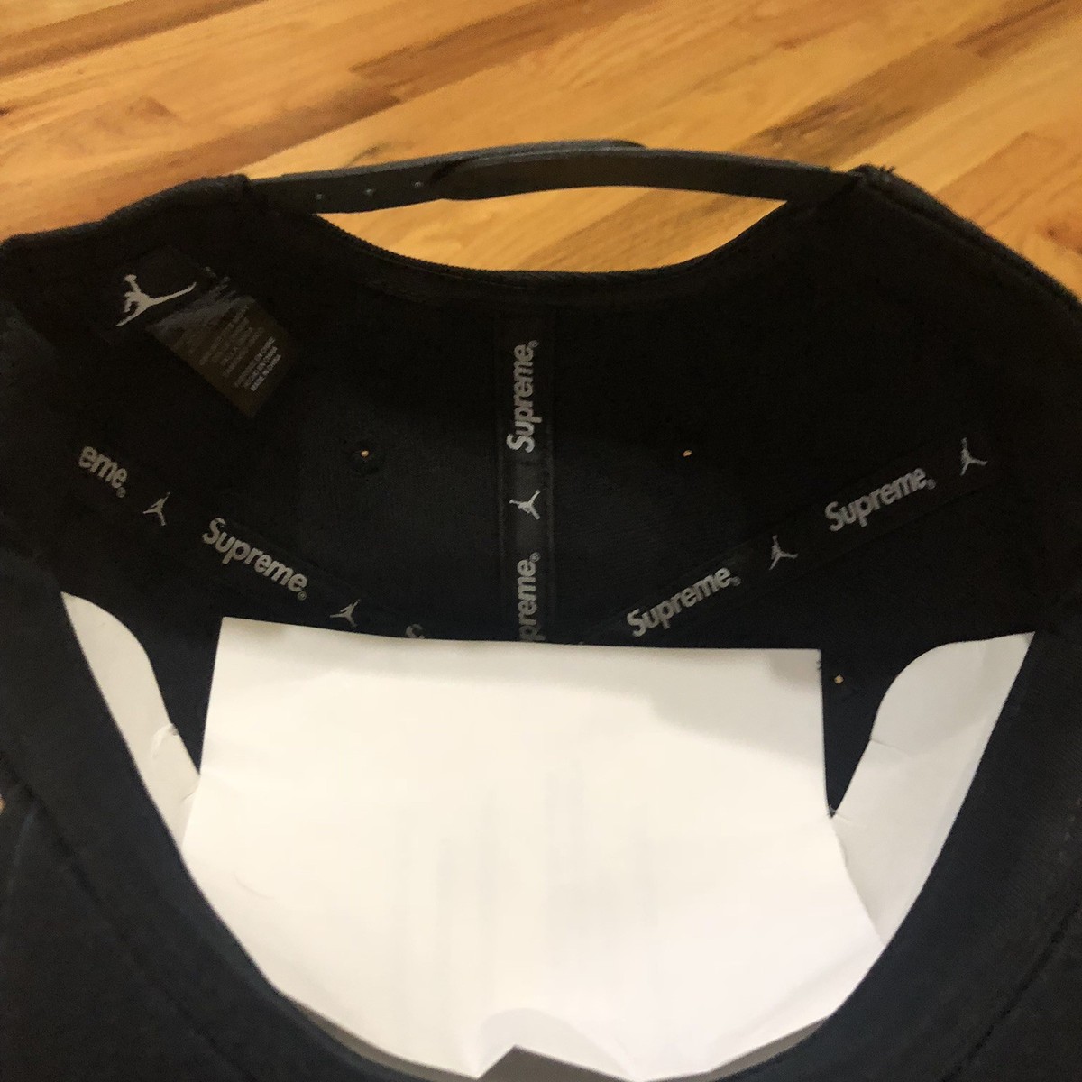 Supreme FW15 Air Jordan 6-Panel Cap Black Wool Brand New | eBay Supreme FW15 Air Jordan 6-Panel Cap Black Wool Brand New | eBay