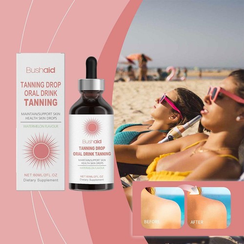 Drinkable Sunless Oral Tanning Drops,Drinkable Oral Supplement, 60ml Z5F2 - Picture 3 of 12