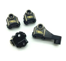 Treal Brass Front  Rear Axle Lower Shock Mount Set - For Traxxas TRX-4