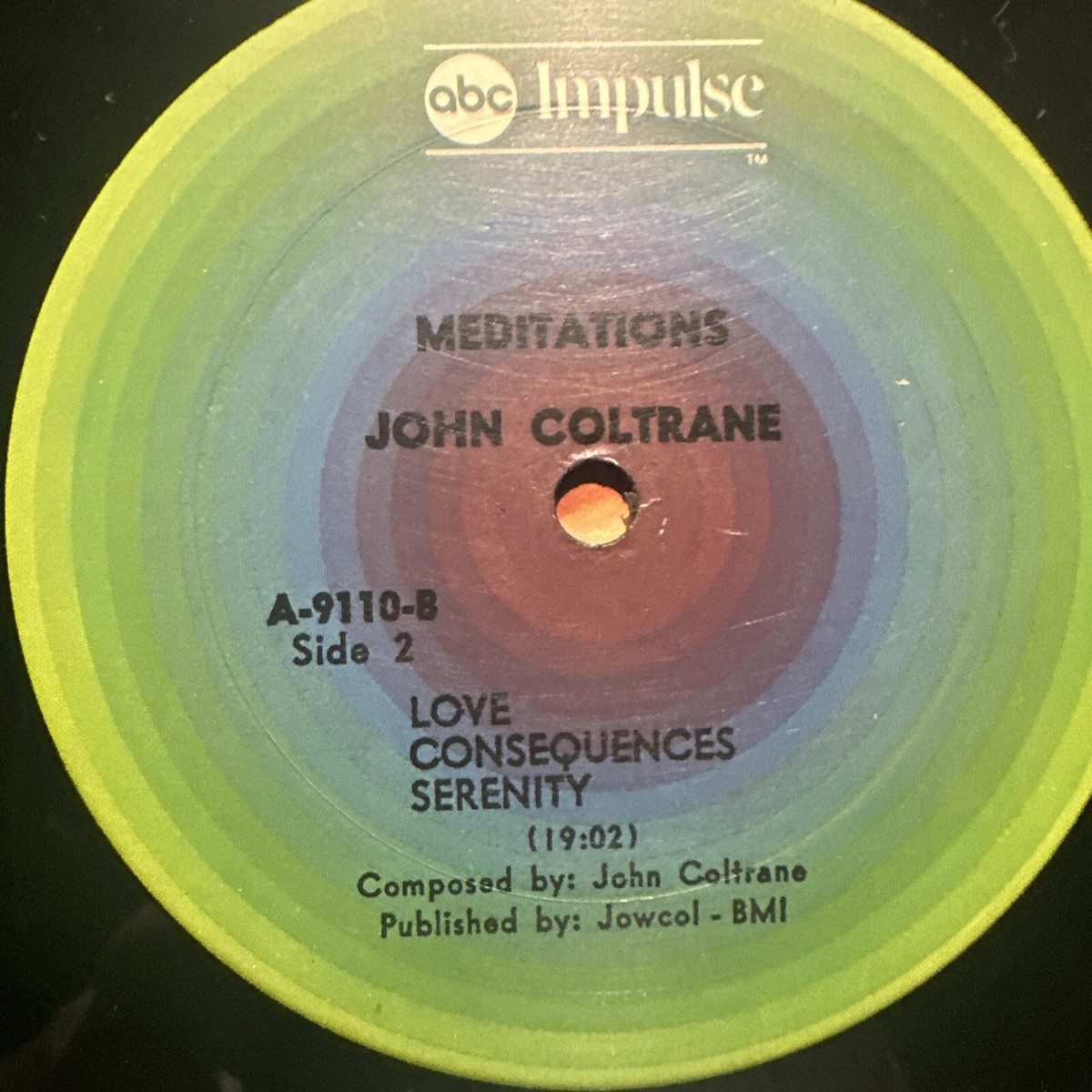 JOHN COLTRANE Meditations LP Orig 1966 Impulse AS-9110 NM | eBay
