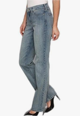 NYDJ Women's Marilyn Straight Leg Denim Jeans NWT, Sacramento Wash Size 6 $69.99