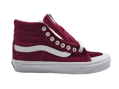 VANS Sk8-Hi Red Athletic Shoes for Women