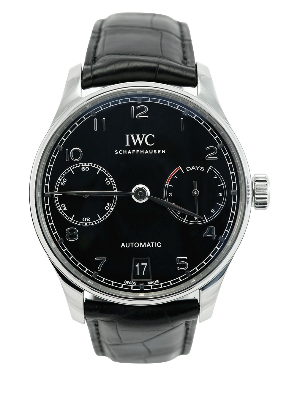 IWC Portuguese Automatic IW500703 Black Dial Complete Set