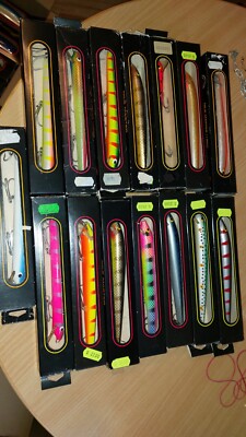 Nilsmaster Invincibe 18cm 40g 15 STÜCK Kunstköder Alte Version Sammlung  