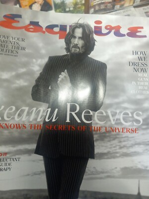 ESQUIRE MAGAZINE WINTER 2021 - KEANU REEVES - JOHN WICK MATRIX MARVEL UNIVERSE