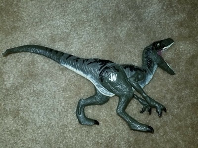 jurassic world ginormous velociraptor blue target