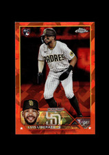 2023 Topps Chrome Sapphire Orange Refractors #659 Luis Liberato 23/25 A41 129
