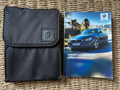 BMW 3 SERIES SALOON F30 HANDBOOK OWNERS MANUAL & WALLET 2015-2019 - Image 1 of 2