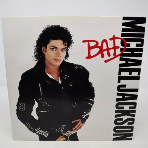 VINTAGE 1987 80s EPIC MICHAEL JACKSON BAD 12" GATEFOLD LP ALBUM VINYL RECORD UK