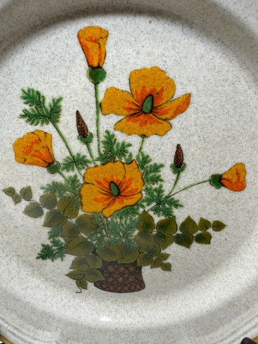 Vintage MIKASA Garden Club PETUNIAS EC401 ***DINNER AND BREAD PLATES*** - Picture 3 of 21