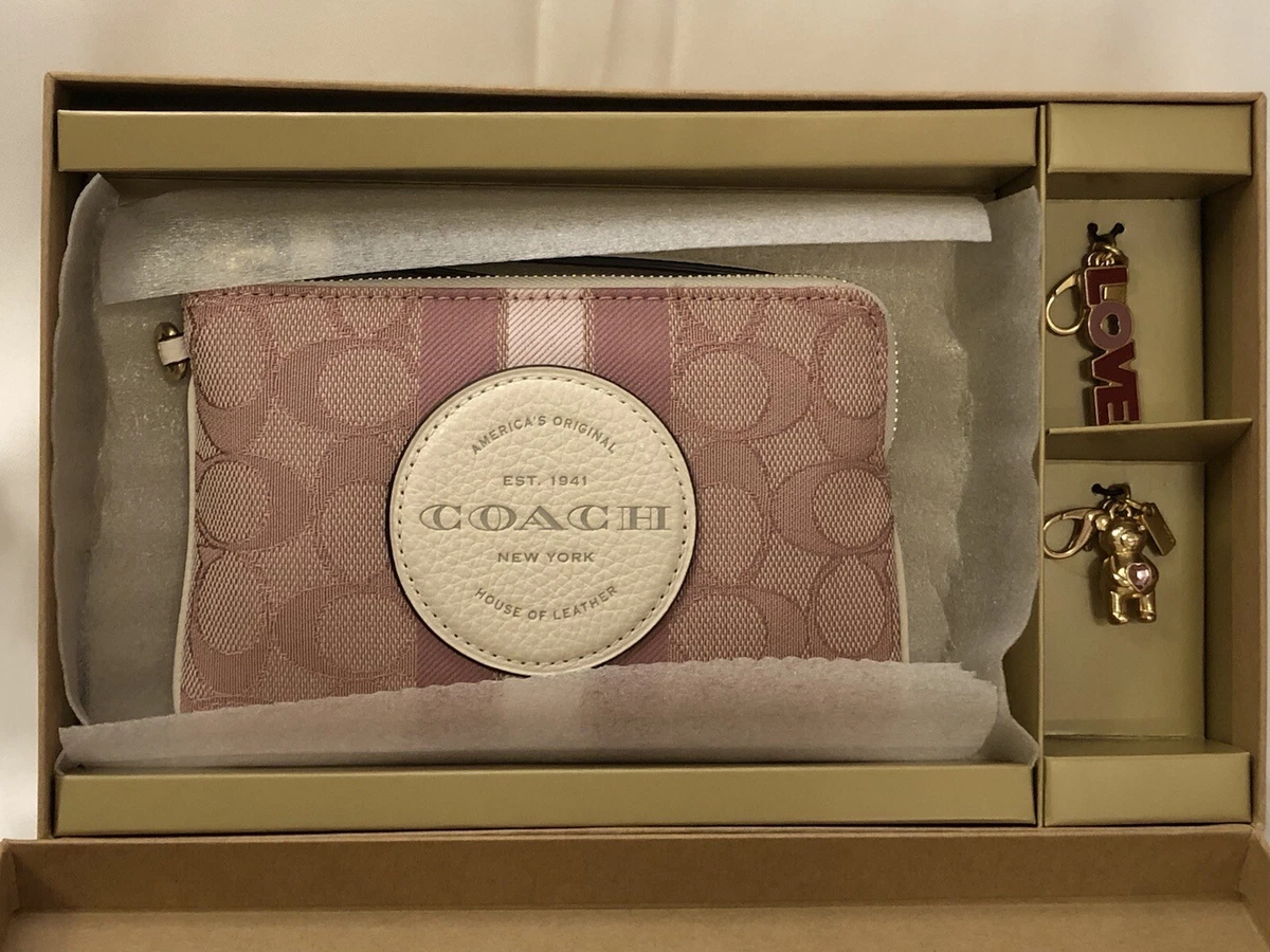 NWT; Coach Gift Set wristlet/charms